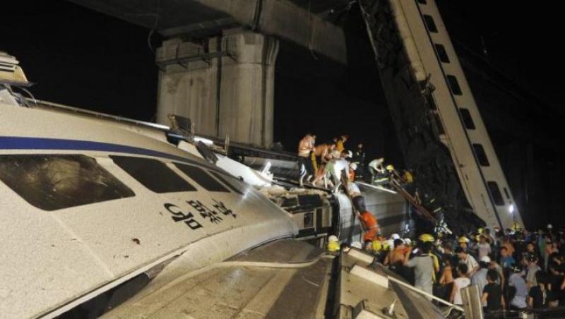 China: 35 morti si 210 de raniti, in urma unui accident feroviar