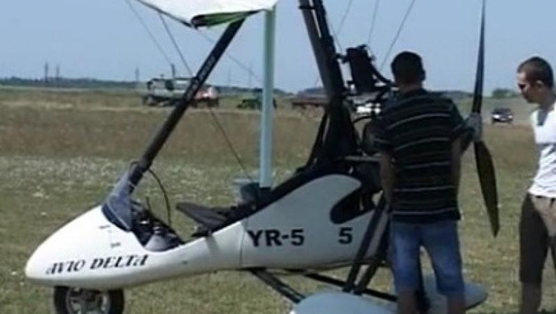 VIDEO! Unul dintre cele trei girocoptere din tara, la un miting aviatic din Prahova