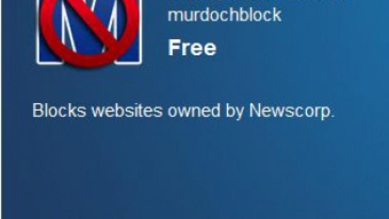 Aplicatii ale Firefox si Chrome blocheaza site-urile detinute de Murdoch