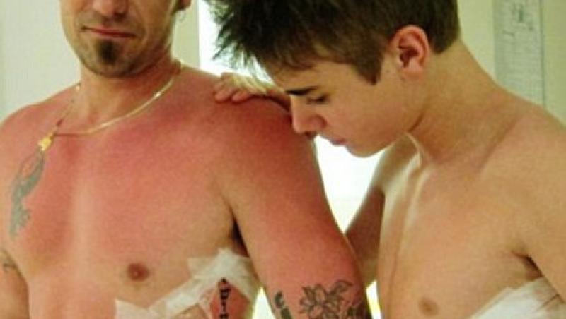 Justin Bieber are tatuaj ca al tatalui sau