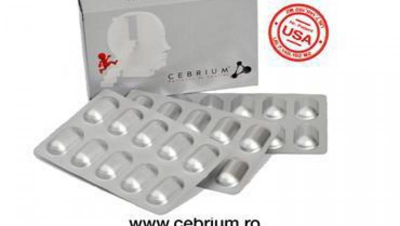Din iulie este disponibil in Romania un nou supliment nutritiv: Cebrium®