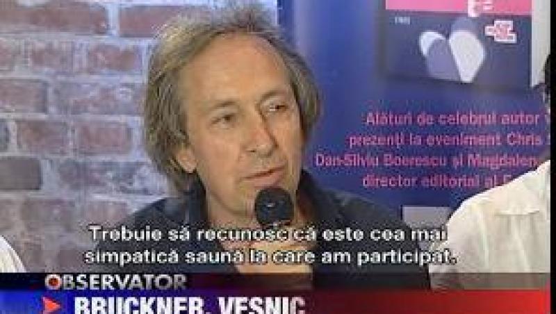 VIDEO! Celebrul scriitor Pascal Bruckner si-a lansat in Romania volumul 