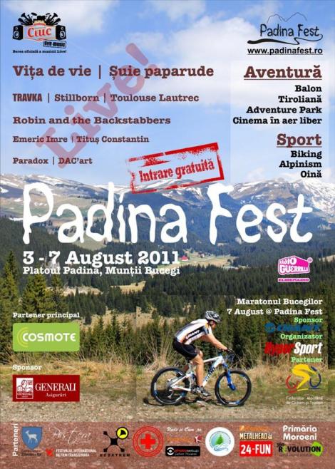 Film, muzica si adrenalina la Padina Fest!