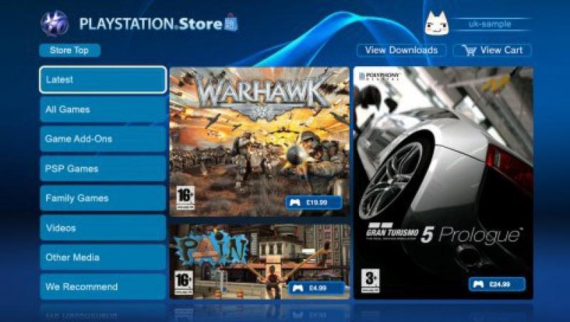 Invazie de jocuri pe PlayStation Store