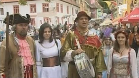 VIDEO! Festivalul medieval a transformat Sighisoara intr-un taram de basm