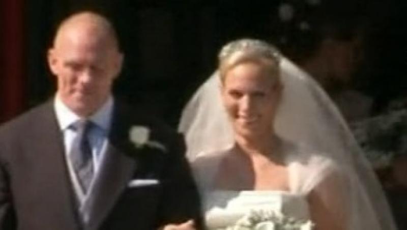 VIDEO! Nepoata reginei Elisabeta a 2-a s-a casatorit! Vezi imagini de la nunta regala!