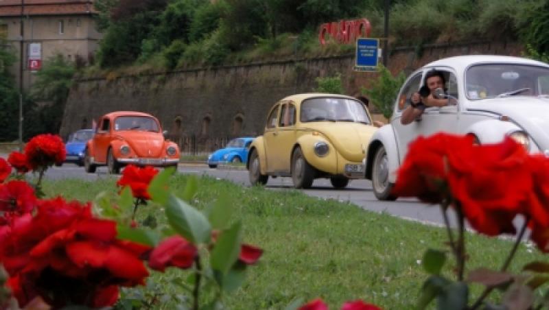 VIDEO! Sibiu Oldies Meeting: Parada  masinilor de epoca