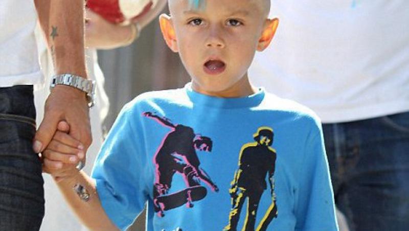 FOTO! Kingston, fiul lui Gwen Stefani, un rock star in devenire
