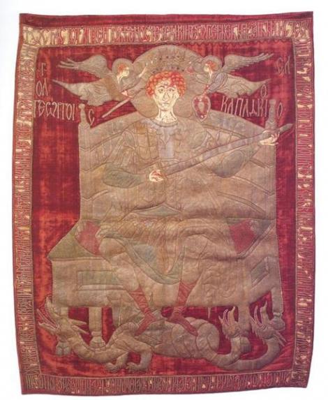 "Steagul lui Stefan cel Mare" - "Exponatul lunii" iulie la Muzeul National de Istorie al Romaniei