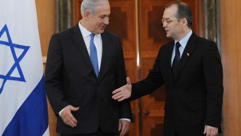 Boc, catre premierul israelian Netanyahu: ''Bine ati venit, domnule presedinte!''