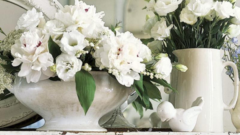 FOTO! Patru modalitati prin care sa iti amenajezi casa in alb