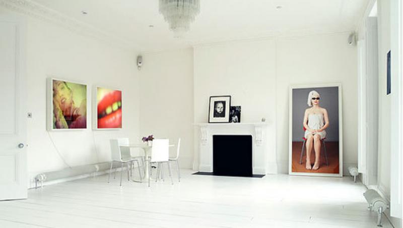 FOTO! Patru modalitati prin care sa iti amenajezi casa in alb