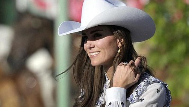 Uite-o pe Kate Middleton imbracata ca un cowboy!