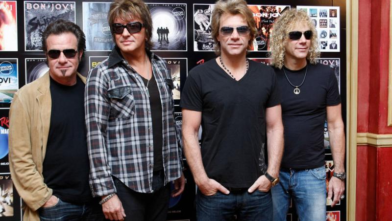 VIDEO! Trupa Bon Jovi a ajuns in Romania
