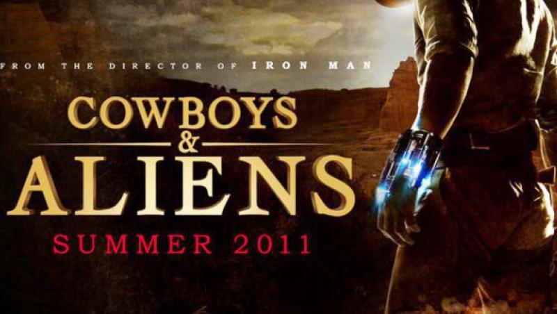 Cowboys & Aliens, pe primul loc in box-office alaturi de The Smurfs