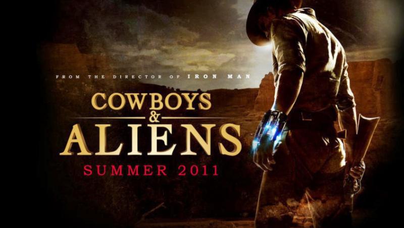 Cowboys & Aliens, pe primul loc in box-office alaturi de The Smurfs