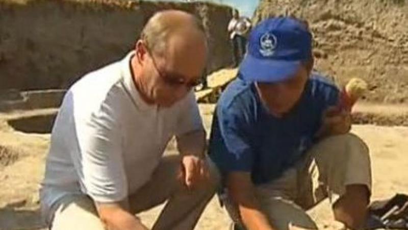 VIDEO! Vladimir Putin, primul arheolog al Rusiei