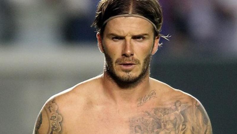 VIDEO! David Beckham si-a tatuat numele fetitei sale