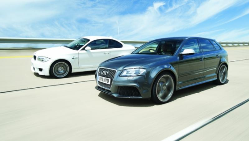 Test comparativ: BMW 1M vs. Audi RS3