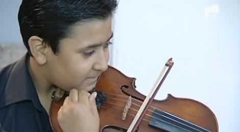 VIDEO! Violonistul Mircea Dumitrescu, in varsta de 12 ani, ii calca pe urme lui Paganini