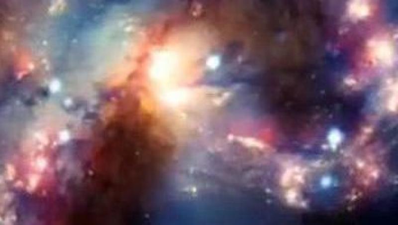 VIDEO! Ciocnirea a doua galaxii, surprinsa de un Observator NASA