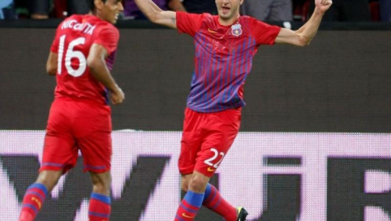 Steaua a castigat cu 2-0 partida cu TSKA Sofia din Europa League