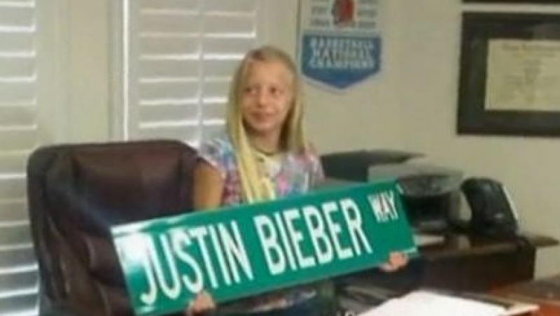 VIDEO! Texas: O strada ii poarta numele lui Justin Bieber
