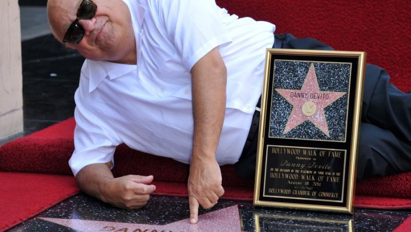 Danny DeVito a primit o stea pe Walk of Fame din Hollywood