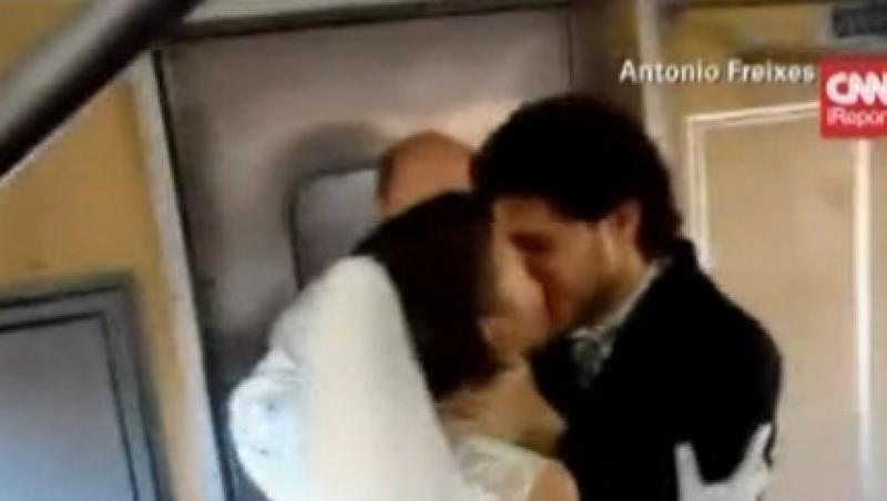 VIDEO! Nunta inedita in Brazilia: S-au casatorit intr-un tren