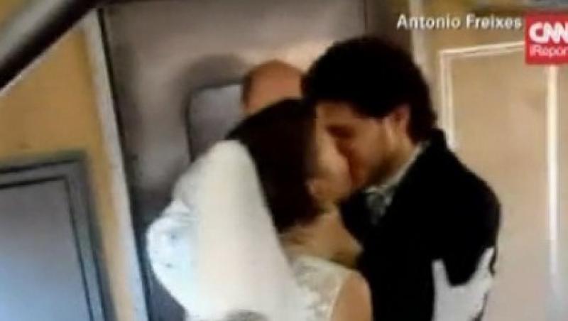 VIDEO! Nunta inedita in Brazilia: S-au casatorit intr-un tren