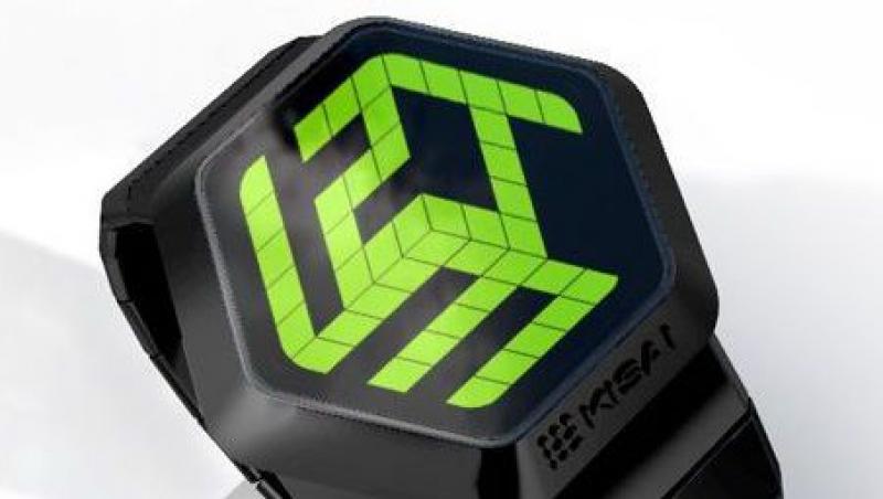 Kisai Unlimited - ceasul cu afisarea orei in 3D