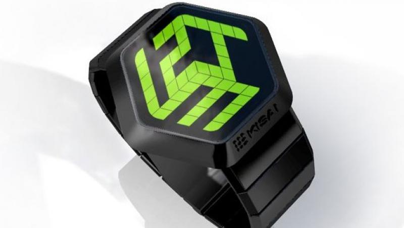 Kisai Unlimited - ceasul cu afisarea orei in 3D