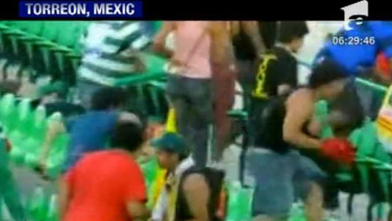 VIDEO! Meci de fotbal din Mexic, intrerupt de focuri de arma