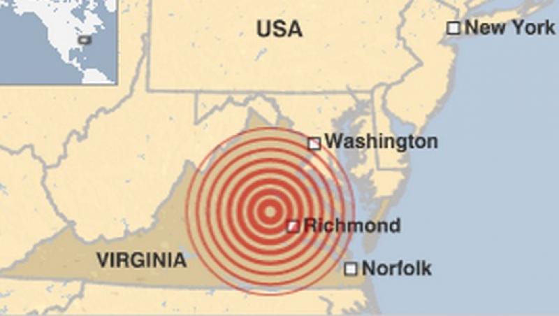 UPDATE! Cutremur cu magnitudinea 5.9 in SUA: Pentagonul si cladirea Capitoliului din Washington, evacuate