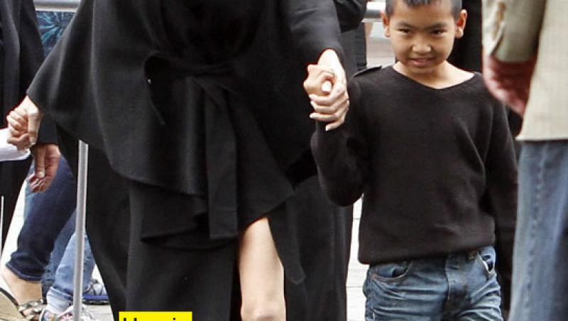 Lui Maddox ii place mancarea gatita de mama lui, Angelina Jolie