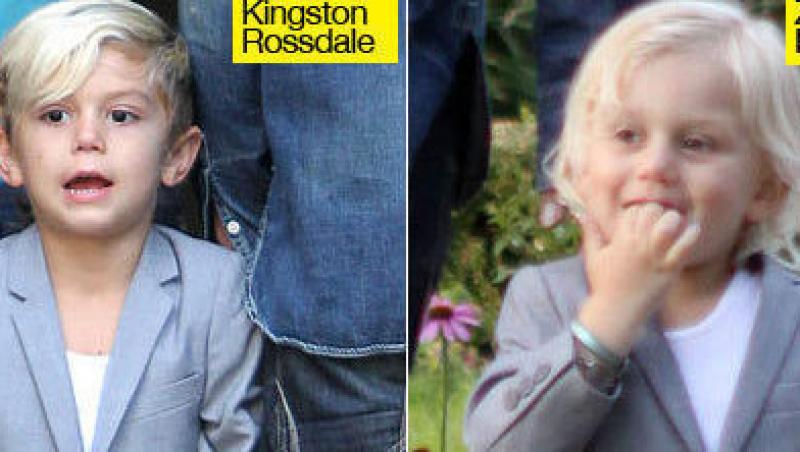 Gwen Stefani ii imbraca pe Kingston si Zuma la fel