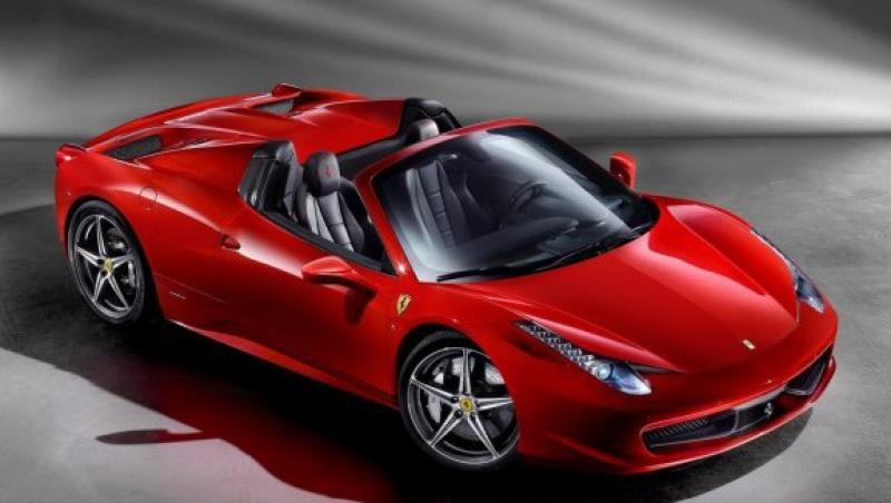 Zece romani au deja cea mai noua masina Ferrari: 458 Spider