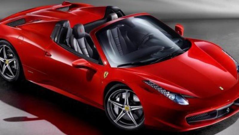 Zece romani au deja cea mai noua masina Ferrari: 458 Spider