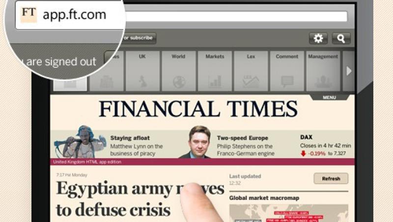 Publicatia Financial Times si-a retras aplicatiile din App Store