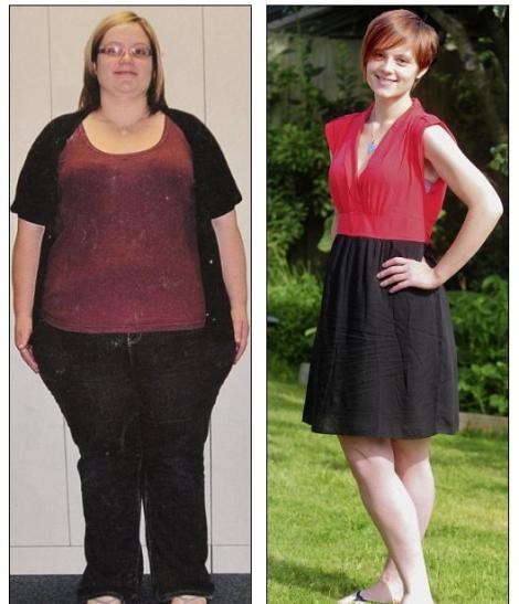 FOTO! Supertransformare: cum a slabit o tanara 70 kilograme in 11 luni!