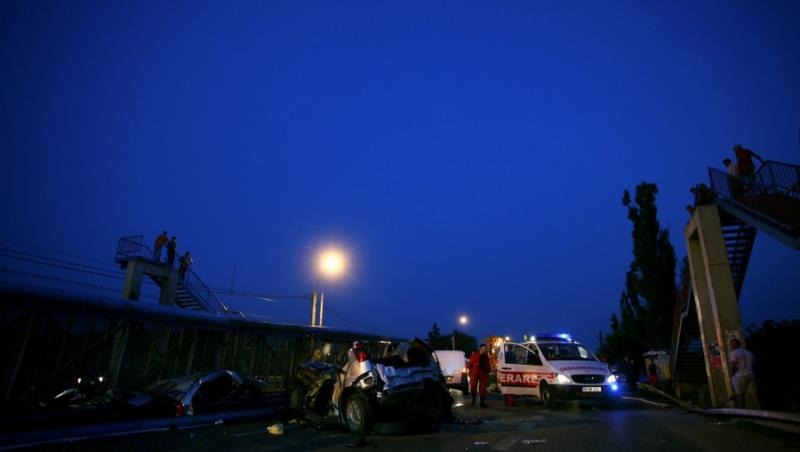 Seful SRI Sibiu a plecat de la locul accidentului fara sa anunte politistii dupa ce a ranit trei oameni
