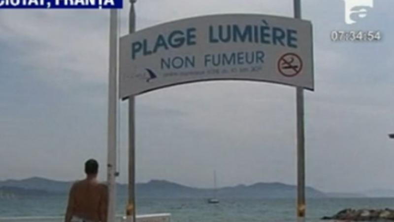 VIDEO! In Franta s-a inaugurat prima plaja unde fumatul e interzis