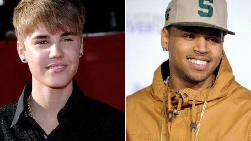 Justin Bieber se dezlantuie ca rapper. Cantaretul a colaborat din nou cu Chris Brown