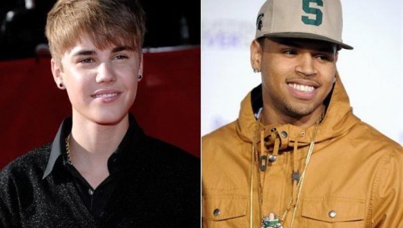 Justin Bieber se dezlantuie ca rapper. Cantaretul a colaborat din nou cu Chris Brown