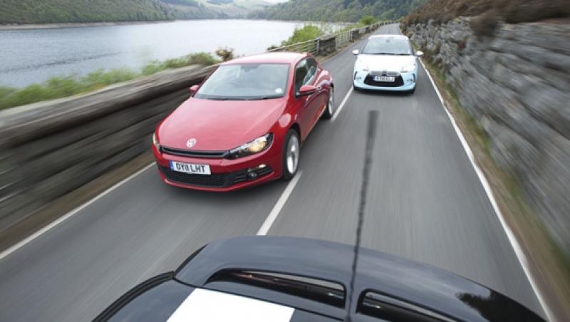 Test comparativ intre MINI Cooper SD, Volkswagen Scirocco TDI si Citroen - DS3 1.6 HDi DSport