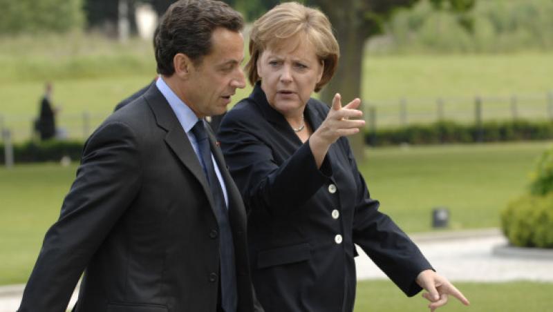 Merkel si Sarkozy: Italia si Spania trebuie sa aplice rapid masurile anti-criza anuntate