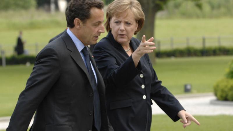 Merkel si Sarkozy: Italia si Spania trebuie sa aplice rapid masurile anti-criza anuntate