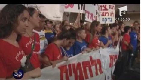VIDEO! Israelienii au iesit cu miile in strada pentru a protesta fata de preturile mari ale caselor
