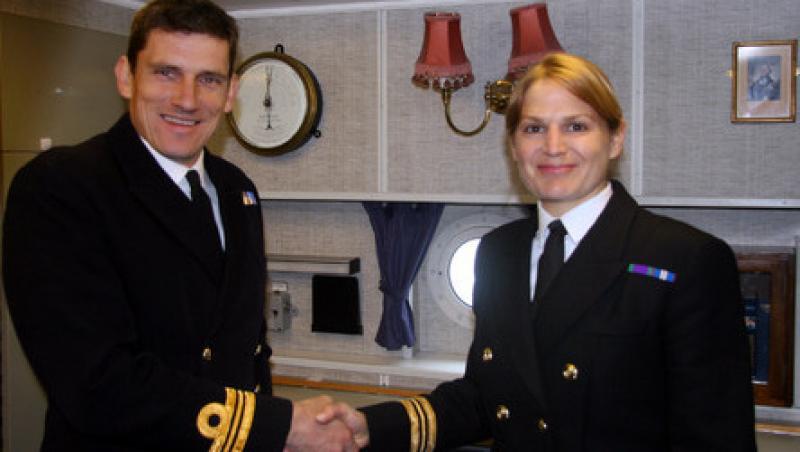 Sarah West, prima femeie-comandant de vas de razboi din istoria Marinei militare britanice