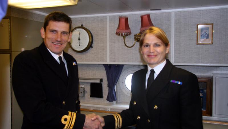 Sarah West, prima femeie-comandant de vas de razboi din istoria Marinei militare britanice